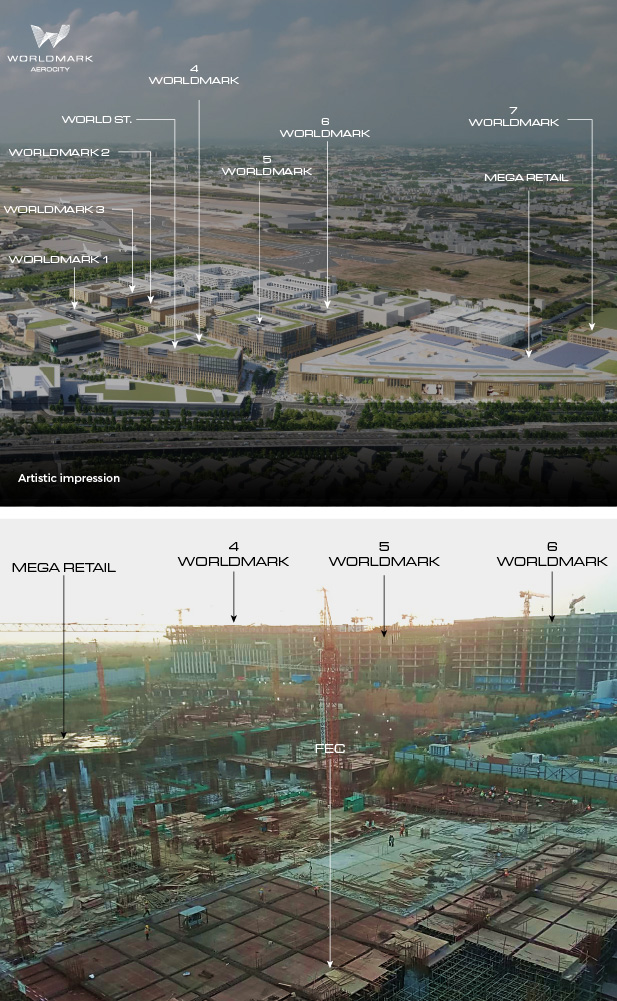 Actual image of construction of Worldmark 2.0